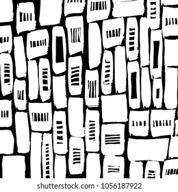 Brush stroke pattern. Watercolor.