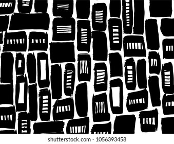 Brush stroke pattern. Watercolor.