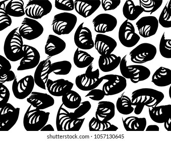 Brush stroke pattern. Watercolor.