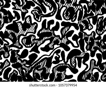 Brush stroke pattern. Watercolor.