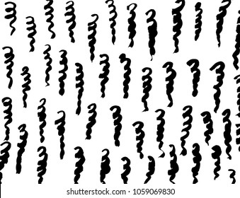 Brush stroke pattern. Watercolor.