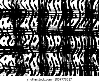 Brush stroke pattern. Watercolor.