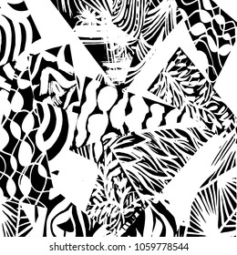 Brush stroke pattern. Watercolor.