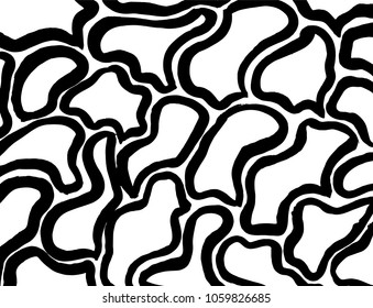 Brush stroke pattern. Watercolor.