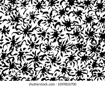 Brush stroke pattern. Watercolor.