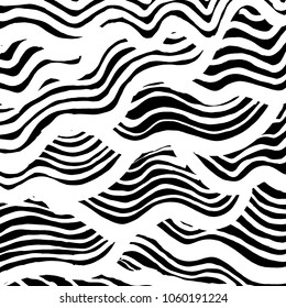 Brush stroke pattern. Watercolor.