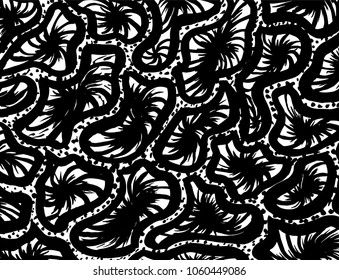 Brush stroke pattern. Watercolor.
