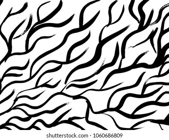 Brush stroke pattern. Watercolor.