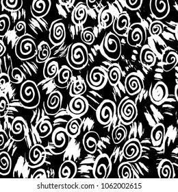 Brush stroke pattern. Watercolor.