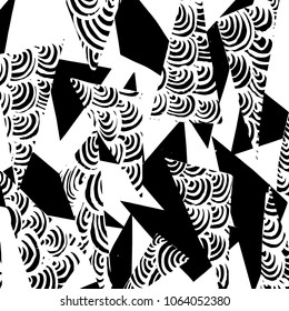 Brush stroke pattern. Watercolor.