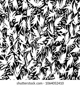 Brush stroke pattern. Watercolor.