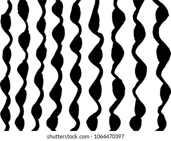 Brush stroke pattern. Watercolor.