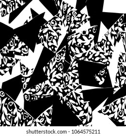Brush stroke pattern. Watercolor.