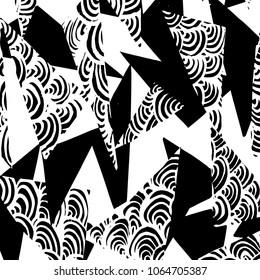 Brush stroke pattern. Watercolor.