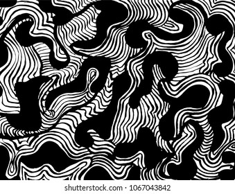 Brush stroke pattern. Watercolor.