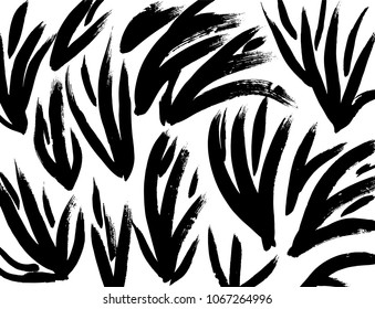 Brush stroke pattern. Watercolor.