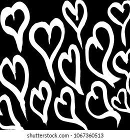 Brush stroke pattern. Watercolor.