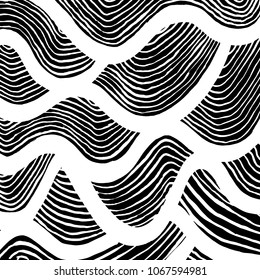 Brush stroke pattern. Watercolor.