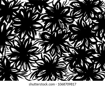 Brush stroke pattern. Watercolor.