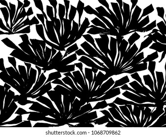Brush stroke pattern. Watercolor.