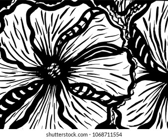 Brush stroke pattern. Watercolor.