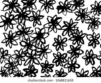 Brush stroke pattern. Watercolor.