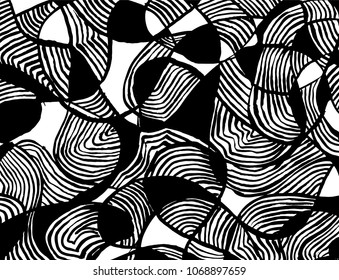 Brush stroke pattern. Watercolor.