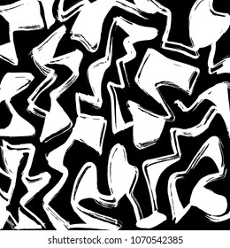 Brush stroke pattern. Watercolor.