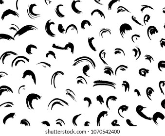Brush stroke pattern. Watercolor.
