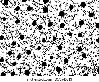 Brush stroke pattern. Watercolor.