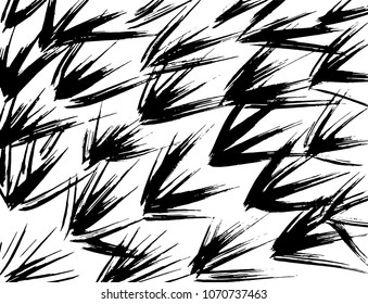 Brush stroke pattern. Watercolor.