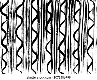 Brush stroke pattern. Watercolor.