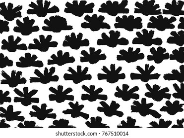 Brush stroke pattern. Watercolor.