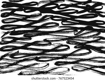 Brush stroke pattern. Watercolor.