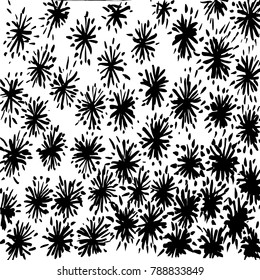 Brush stroke pattern. Watercolor.