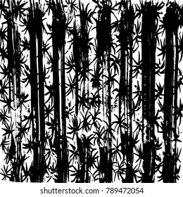 Brush stroke pattern. Watercolor.
