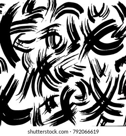 Brush stroke pattern. Watercolor.