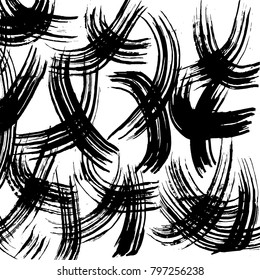Brush stroke pattern. Watercolor.