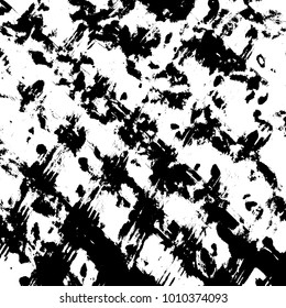 Brush stroke pattern. Watercolor. Grunge check.