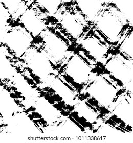 Brush stroke pattern. Watercolor. Grunge check.