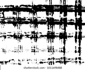 Brush stroke pattern. Watercolor. Grunge check.