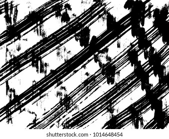 Brush stroke pattern. Watercolor. Grunge check.