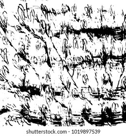 Brush stroke pattern. Watercolor. Grunge check.