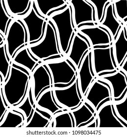 Brush stroke pattern. Watercolor. Grunge check.
