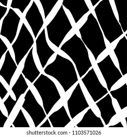 Brush stroke pattern. Watercolor. Grunge check.
