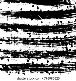 Brush stroke pattern. Watercolor. Grunge check.