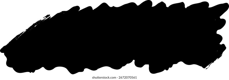 Pinselstrich zerklüftete Schmutzvektorgrafik