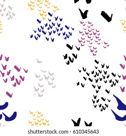 Brush stroke seamless pattern