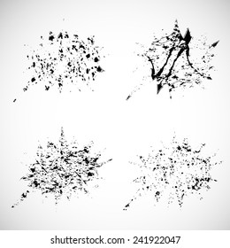 Brush Stroke Speech Bubbles Collection.