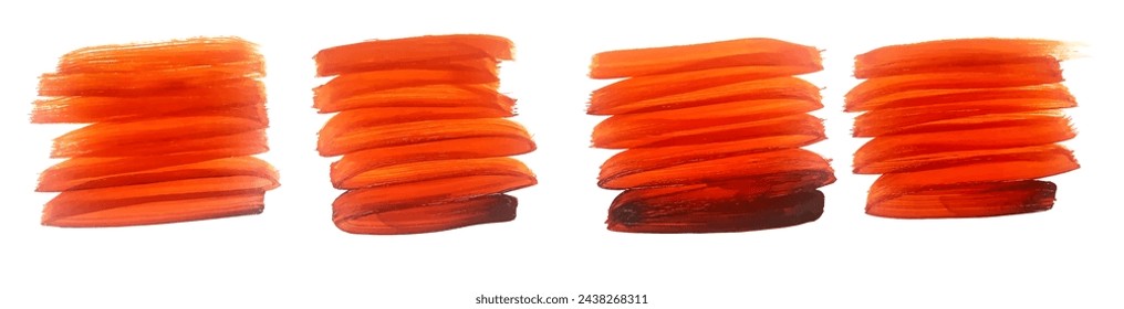 brush stroke style artistic watercolor texture background in set vector